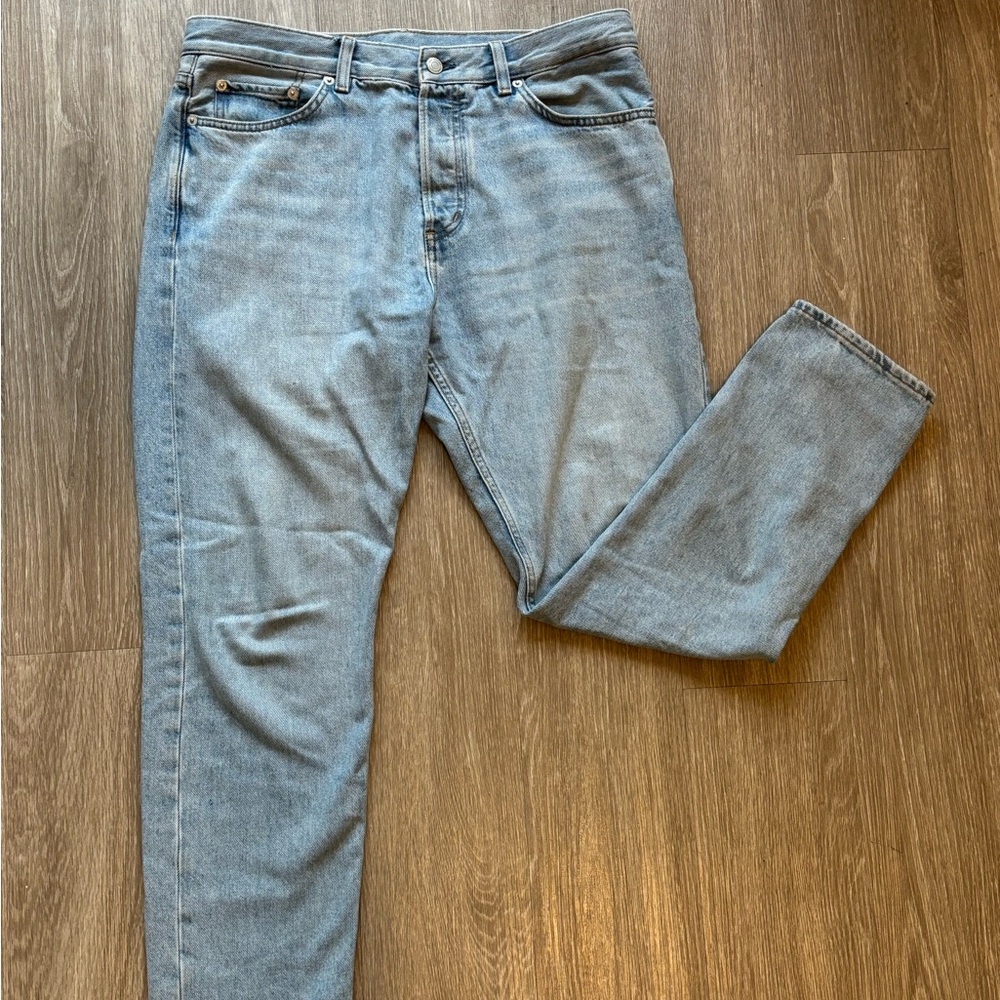 COS Men's Denim Regular Jeans - Light Blue